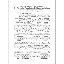 My Favourite Piece is the Goldberg Variations : Text by Ted Huffman