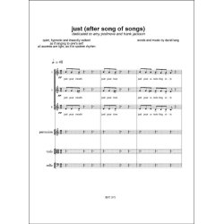 Just (After Song of Songs) : For Three Singers (SSA), Viola, Cello and Percussion