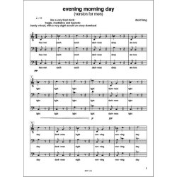Evening morning day : Version for men