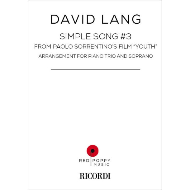 Simple Song #3 : From Paolo Sorrentino's Film "Youth"