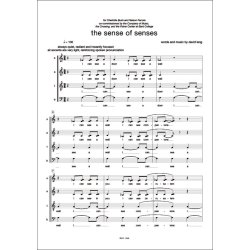 The Sense of Senses : For Chamber Choir or 8 Solo Voices