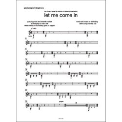 Let Me Come In : For Soprano, Percussion, Viola & Violoncello