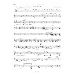 Arcana : for Cello and String Quintet (2 vno, 2 vla, vc)