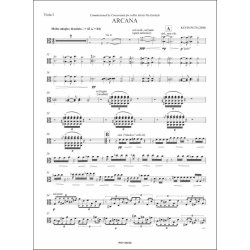 Arcana : for Cello and String Quintet (2 vno, 2 vla, vc)