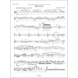 Arcana : for Cello and String Quintet (2 vno, 2 vla, vc)
