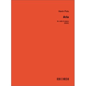 Aria : for Violin and Piano
