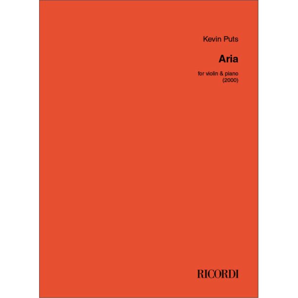 Aria : for Violin and Piano