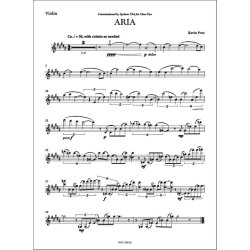 Aria : for Violin and Piano