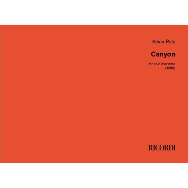 Canyon : for Solo Marimba
