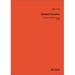 Clarinet Concerto : for solo clarinet, perc (1), piano, harp, strings