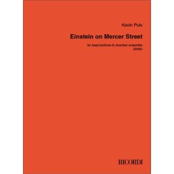 Einstein on Mercer Street : for bass-baritone & chamber ensemble