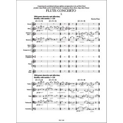 Flute Concerto : for Solo flute and Orchestra
