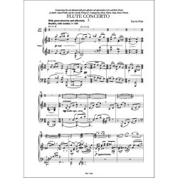Flute Concerto : for Solo flute and Orchestra