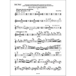 Flute Concerto : for Solo flute and Orchestra