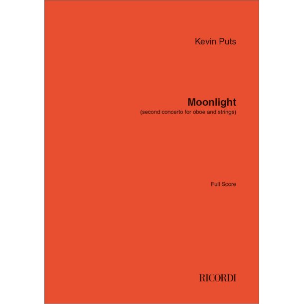 Moonlight (Second Concerto for Oboe and Strings) : for Solo Oboe and Strings