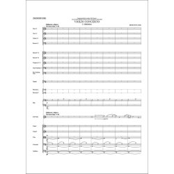 Violin Concerto : for Solo Violin and Orchestra