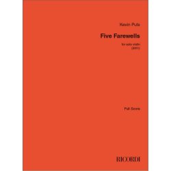 Five Farewells : for Solo Violin