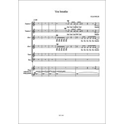 You breathe : For SATB and String Quartet