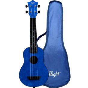 TUS65 Shimmer Travel Uke - Sapphire