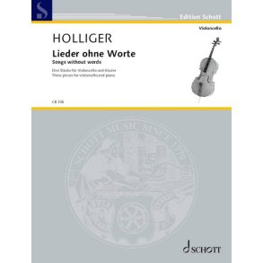 Lieder ohne Worte : Drei Stücke für Violoncello und Klavier