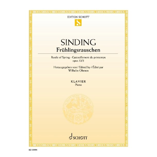 Fr&uuml;hlingsrauschen op. 32/3