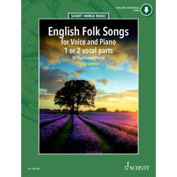 English Folk Songs : 30 Traditional Pieces