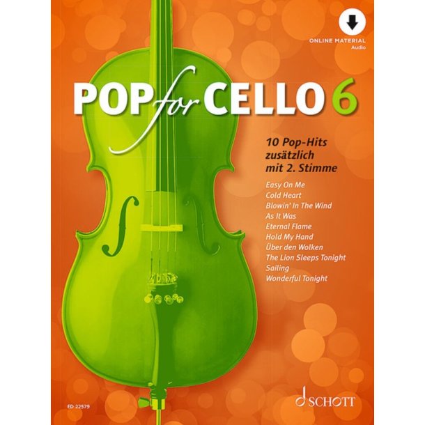 Pop For Cello 6 Band 6 : 10 Pop-Hits