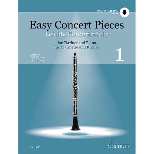 Easy Concert Pieces, Vol. 1 : 25 Pieces from 4 Centuries