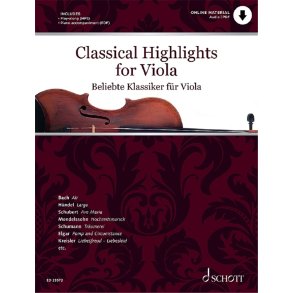 Beliebte Klassiker für Viola : bearbeitet für Viola und Klavier