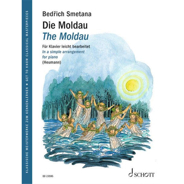 The Moldau : In a simple arrangement for piano