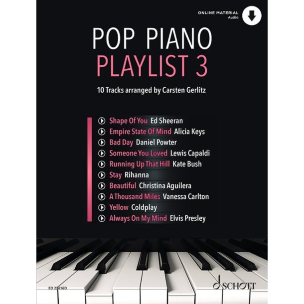 Pop Piano Playlist 3 Band 3 : 10 Tracks - arranged by Carsten Gerlitz