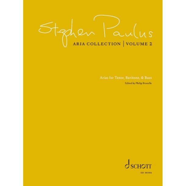 Aria Collection, Volume 2 : Arias for Tenor, Baritone, and Bass