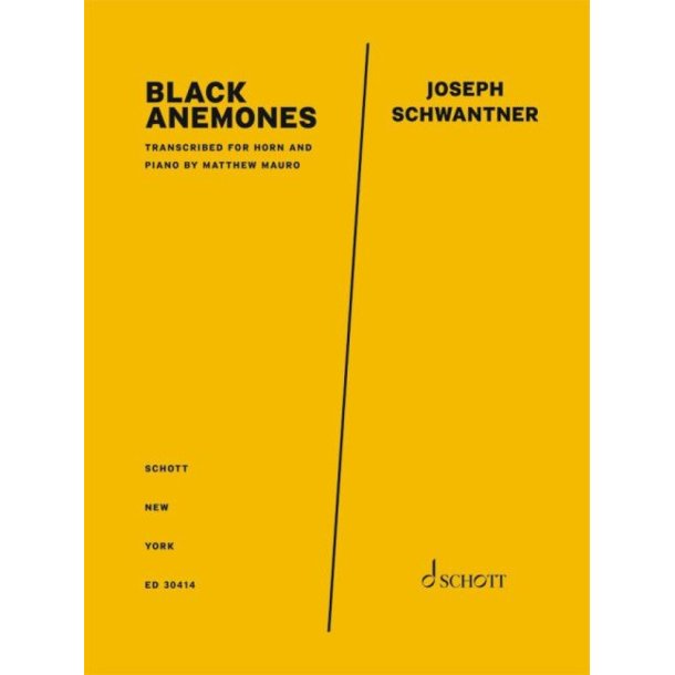 Black Anemones : transcribed for horn and piano by Matthew Mauro