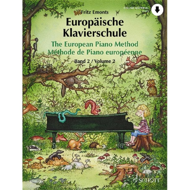 Europ&auml;ische Klavierschule Band 2