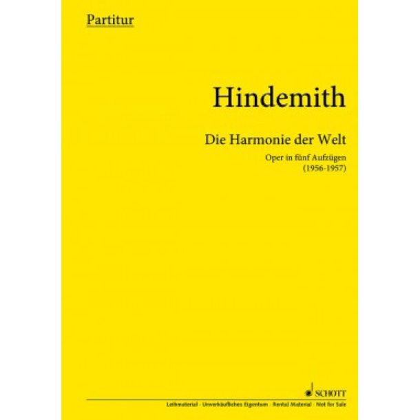 Die Harmonie der Welt Teil C : Oper in f&uuml;nf Aufz&uuml;gen