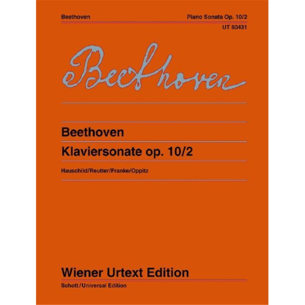 Klaviersonate F-Dur op. 10 No. 2 : Nach den Quellen hrsg. von Peter Hauschild und Jochen Reutter