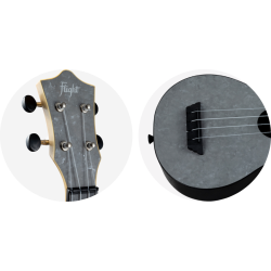 Flight TUS65 Silver Sopran Travel Ukulele