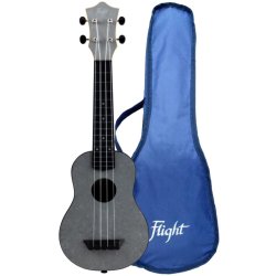 Flight TUS65 Silver Sopran Travel Ukulele