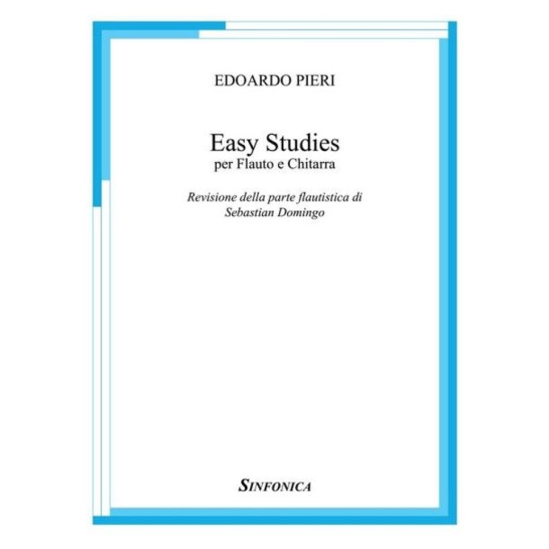 Easy Studies : Revisione della parte flautistica di Sebastian Domingo