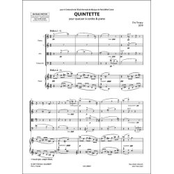 Quintette : pour quatuor &agrave; cordes & piano