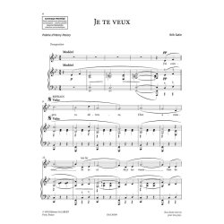 Je te veux (Medium/Low Voice)