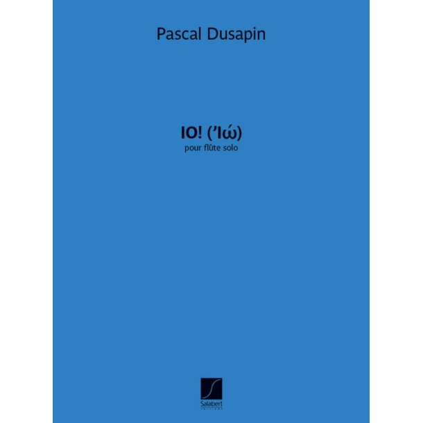 IO! (&rsquo;I&#974;) : pour fl&ucirc;te