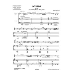 Intrada H. 193 : pour trompette en ut et piano