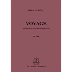 Voyage : per clarinetto in Sib, violoncello e pianoforte