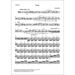 Voyage : per clarinetto in Sib, violoncello e pianoforte