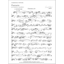 Fantasia : per clarinetto e pianoforte