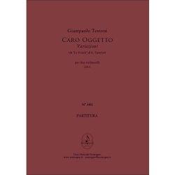 Caro Oggetto - Variazioni : per due violoncelli