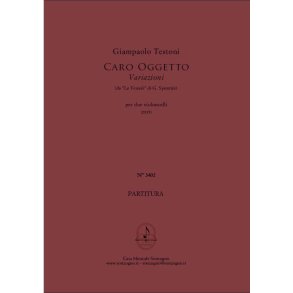 Caro Oggetto - Variazioni : per due violoncelli