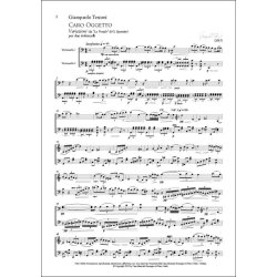 Caro Oggetto - Variazioni : per due violoncelli