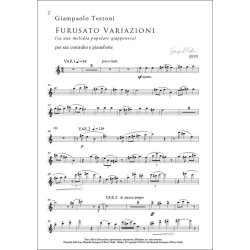 Furusato Variazioni : per sax contralto e pianoforte